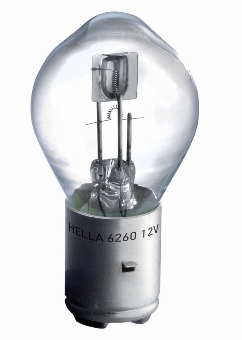 Hella Bulb 6260 12V 60/60W Ba20D B11 S2 - 6260