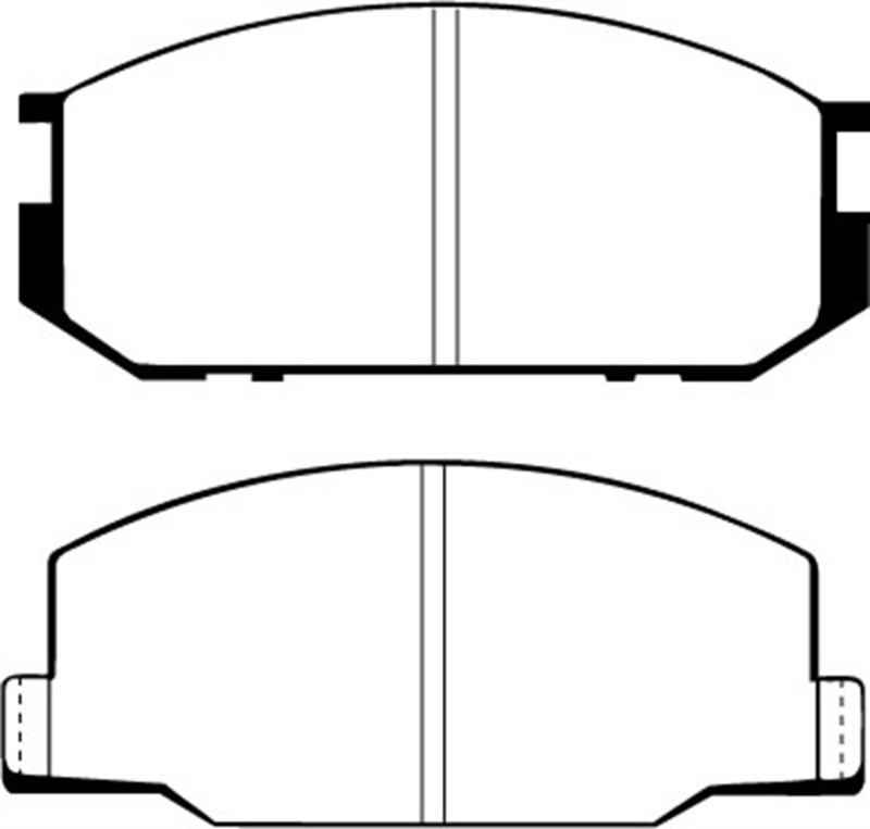 EBC 85-90 Lotus Esprit 2.2 Yellowstuff Front Brake Pads - DP4456R