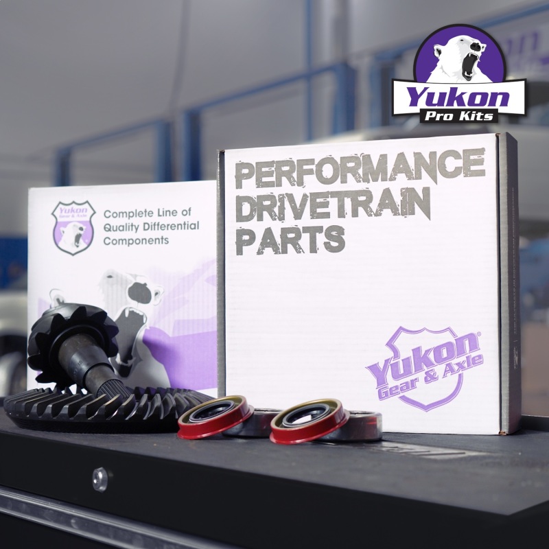 Yukon 8.8in Ford 3.73 Rear Ring & Pinion Install Kit 2.53in OD Axle Bearings and Seals - YGK2046