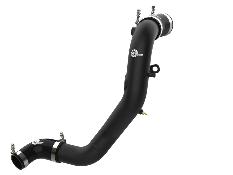 aFe Kia Stinger 18-22 V6-3.3L (tt) BladeRunner Cold Charge Pipe- Black - 46-20509-B