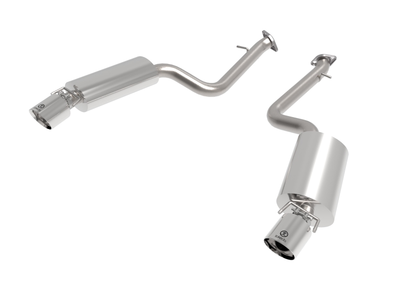 aFe Lexus IS350 14-22 V6-3.5L Takeda Axle-Back Exhaust System- Polished Tip - 49-36060-P