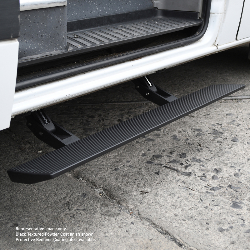 Go Rhino 13-18 Mercedes-Benz Sprinter 2500/3500 Van 3dr E-BOARD E1 Running Board Kit - Bedliner Coat - 20410125T