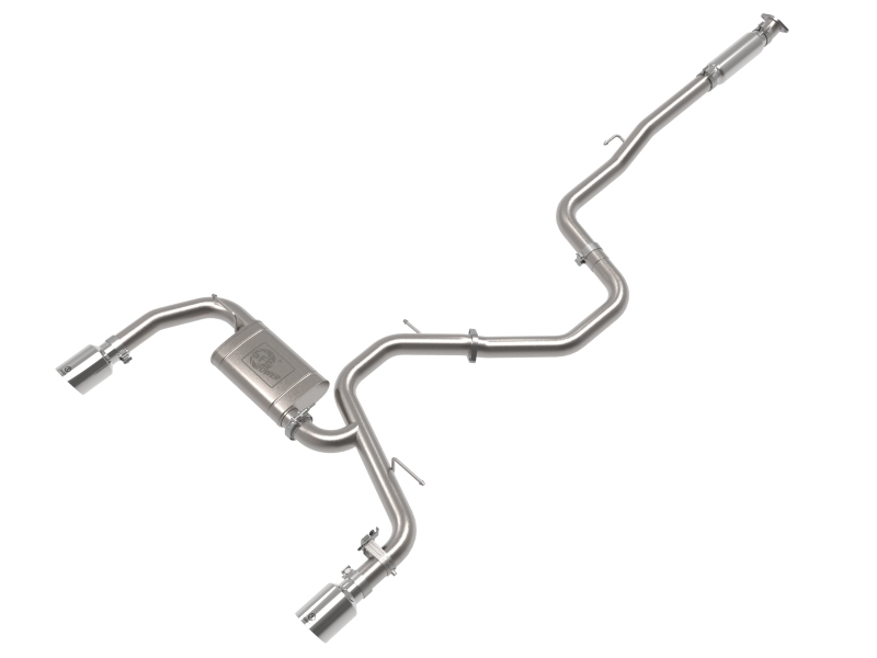 aFe Takeda 22-23 Hyundai Elantra N L4-2.0L (t) 3in 304 SS Cat-Back Exhaust w/ Polished Tips - 49-37028-P