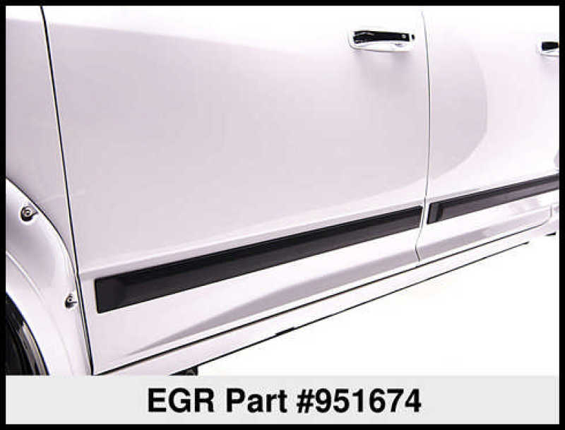 EGR Crew Cab Front 41.5in Rear 38in Rugged Style Body Side Moldings (951674) - 951674