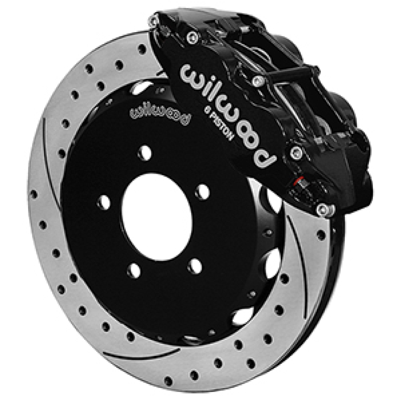 Wilwood 2013+ Honda Civic57mm Forged Narrow Superlite 6R Big Brake Front Brake Kit - Drilled Rotors - 140-16847-D