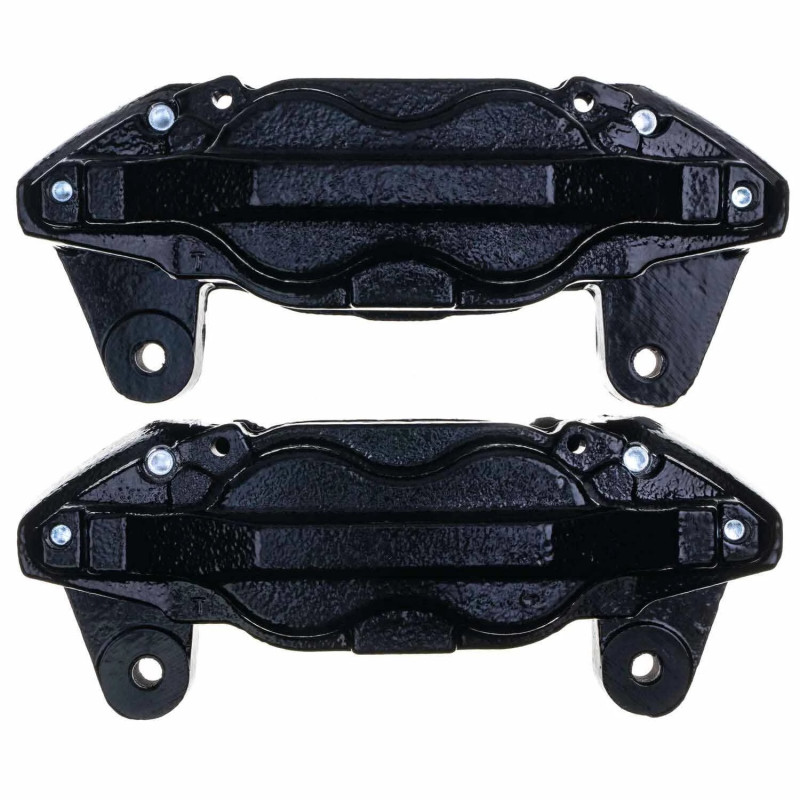 Power Stop 07-15 Toyota Tundra Front Black Caliper Pair w/o Bracket - S3274BLK