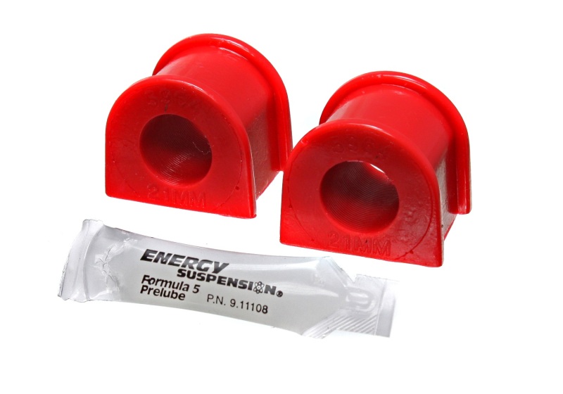 Energy Suspension Subaru Forester/Legacy/Outback/WRX Red 21mm Front Sway Bar Bushing Set - 19.5105R