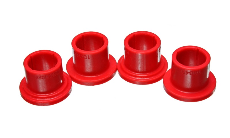 Energy Suspension 00-04 Dodge Dakota 4WD / 00-03 Durango 4WD Red Front Rack and Pinion Bushing Set - 5.10104R