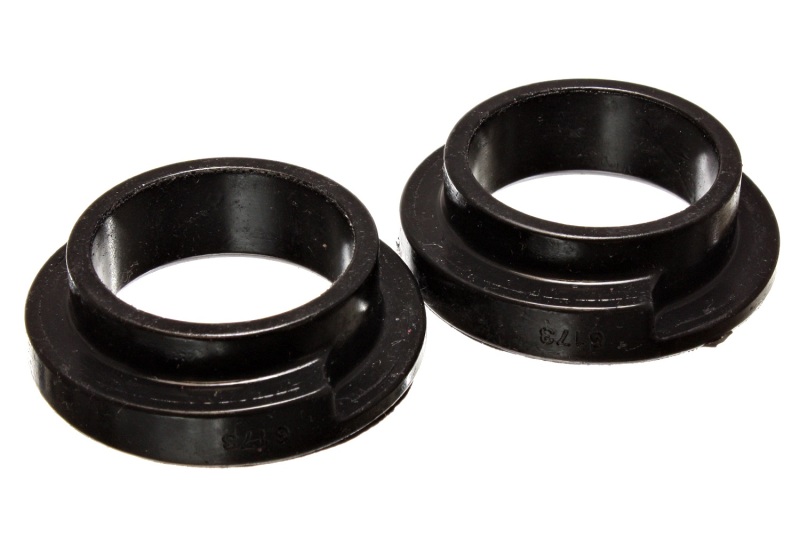 Energy Suspension Universal 2 1/8in ID 2 1/2in OD 5/8in H Black Coil Spring Isolators (2 per set) - 9.6119G