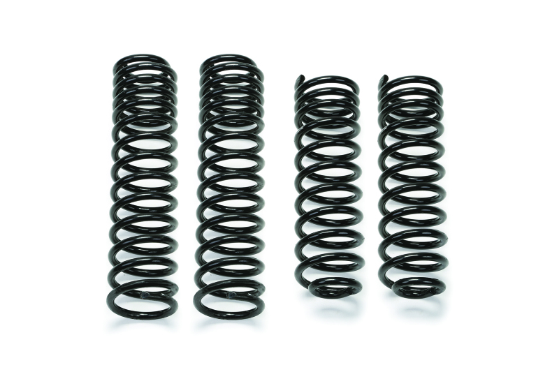 Fabtech 07-18 Jeep JK 4WD 4-Door 5in Front & Rear Long Travel Coil Spring Kit - FTS24154