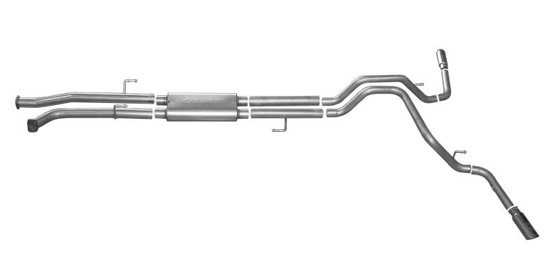 Gibson 14-19 Toyota Tundra SR 4.6L 2.5in Cat-Back Dual Extreme Exhaust - Stainless - 67501
