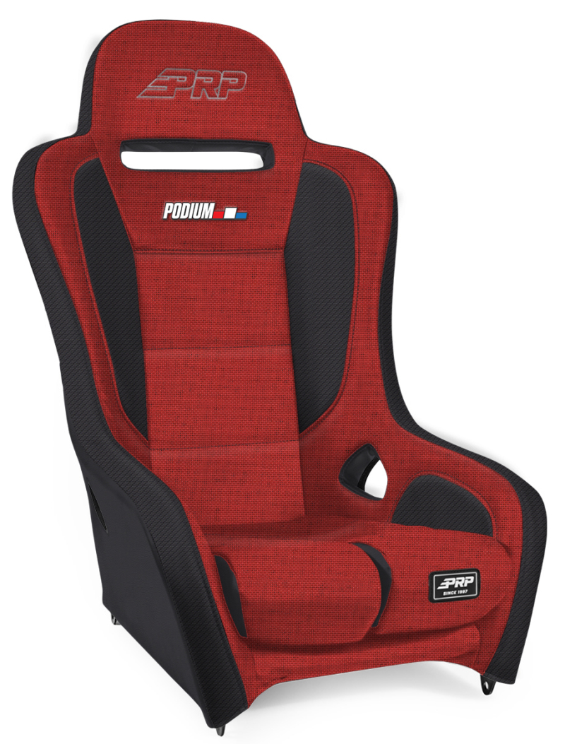 PRP Podium Elite Suspension Seat- Red/Black - A9101-72