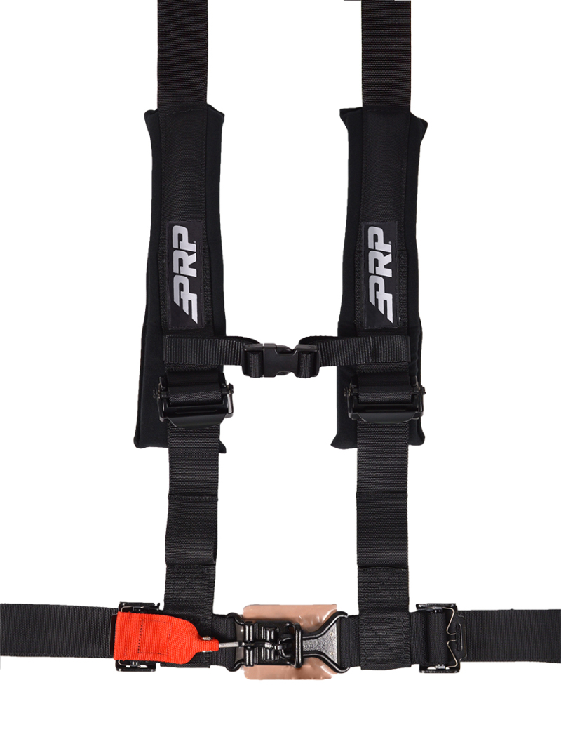 PRP 4.2 Harness with Latch / Link Lap Belt- Black - SB4.2LL
