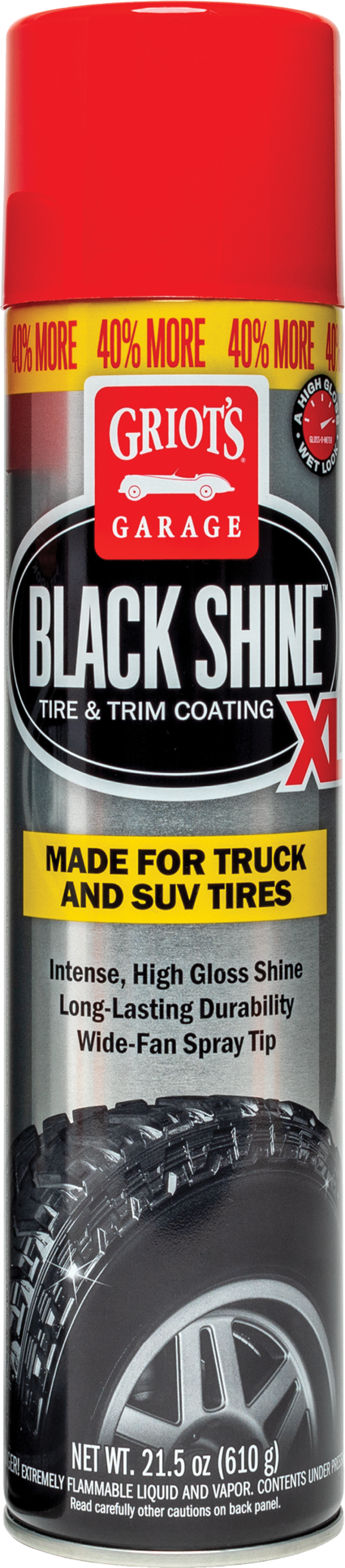 Griots Garage Black Shine Tire and Trim Coating XL - 21.5oz - 10850