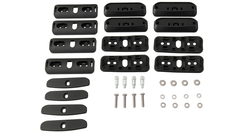 Rhino-Rack Generic RCP Base Kit w/M837 (M6 Stud) - 4 pcs - RCP51-BK