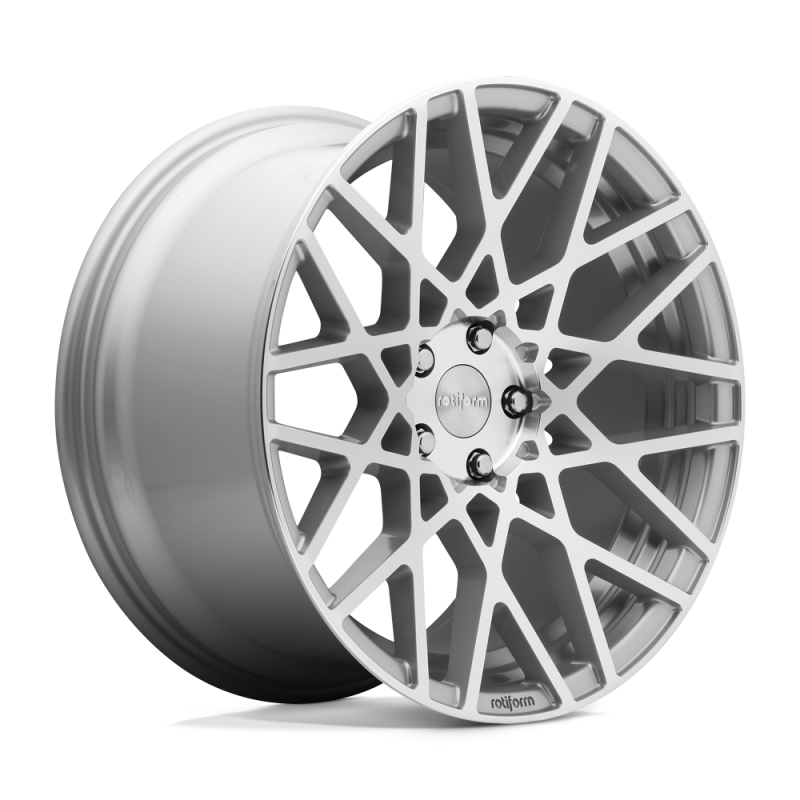 Rotiform R110 BLQ Wheel 18x8.5 5x112 45 Offset - Gloss Silver Machined - R1101885F8+45