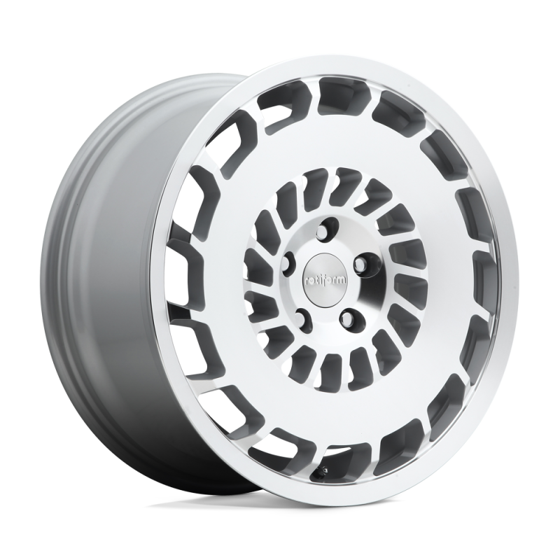 Rotiform R135 CCV Wheel 19x8.5 Blank 35 Offset - Gloss Silver Machined - R135198500+35RD