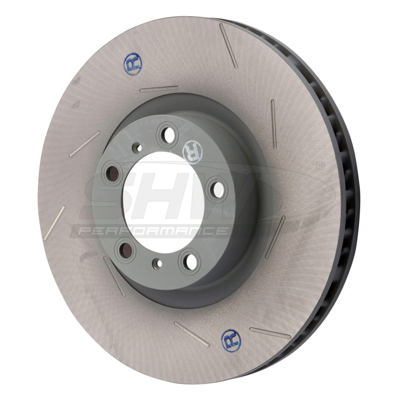 SHW 11-16 Porsche Panamera 4 3.6L w/o Ceramics Right Front Slotted Monobloc Brake Rotor (298615302B) - PFR39722