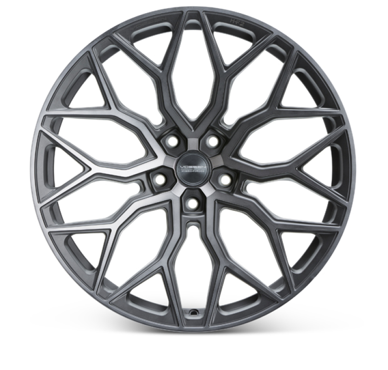 Vossen HF-2 20x9 / 5x120 / ET35 / Flat Face / 72.56 - Tinted Matte Gunmetal Wheel - HF2-0B01