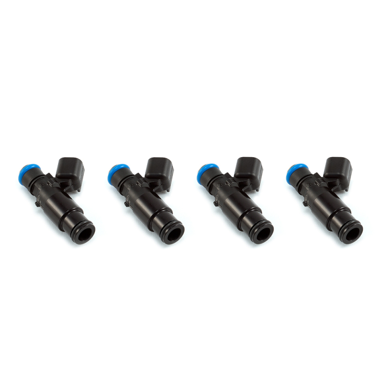 Injector Dynamics 2600-XDS Injectors - 48mm Length - 14mm Top - 14mm Bottom Adapter (Set of 4) - 2600.48.14.14B.4