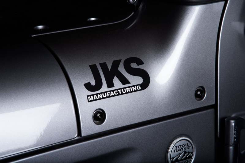 JKS Manufacturing 2.5x5in Diecut Decal - Black - JKS11539