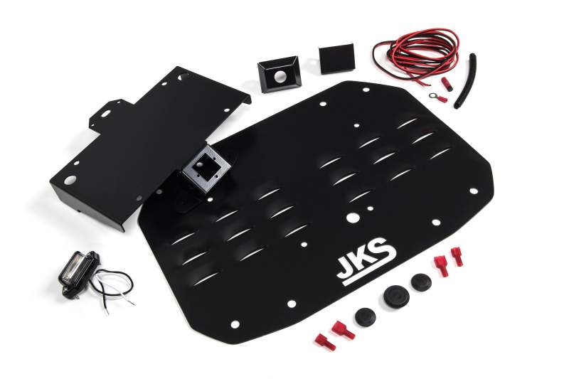 JKS Manufacturing Jeep Wrangler JL Tailgate Vent Cover w/ License Plate Relocation - JKS8215