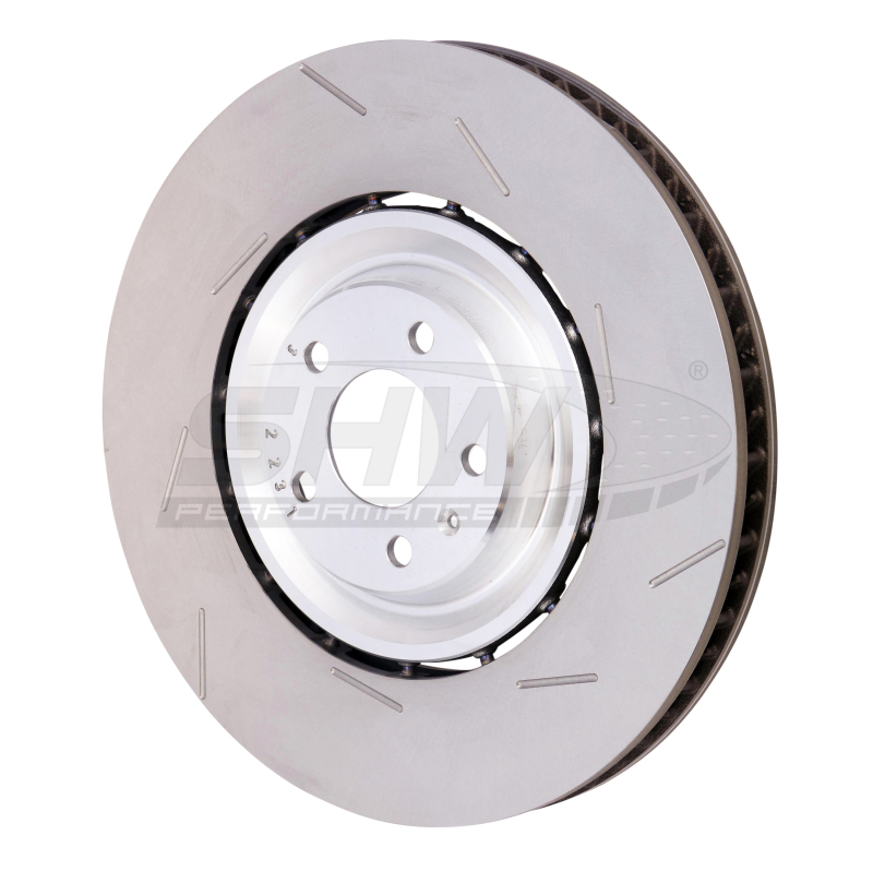 SHW 15-18 Porsche Macan Turbo w/19in Wheels/Perf Package Right Frt Slott LW Brake Rotor (95B615302M) - PFR49532