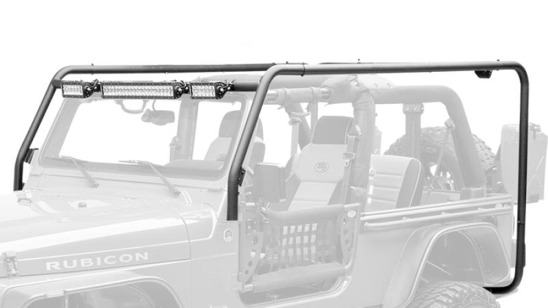 Body Armor 4x4 07-18 Jeep Wrangler JK 4dr Roof Rack Frame Crossbars/Rails - JK-712