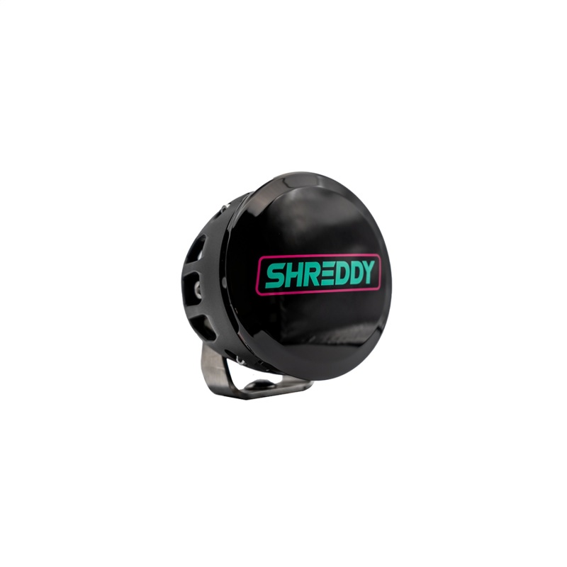 Rigid Industries x SHREDDY 360-Series 4in Lights w/Wt Bcklght (2) + 6 Covers (2 Pink/2 Teal/2 Blk) - 36117-SHREDDY