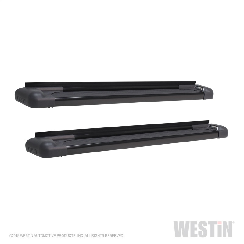 Westin SG6 LED Black Aluminum Running Boards 89.5in - 27-65745