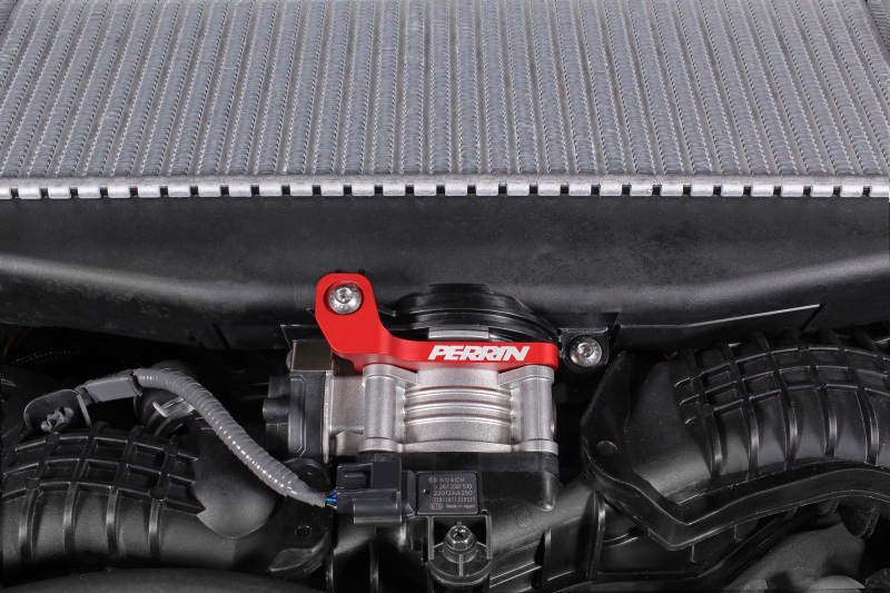 PERRIN 22-25 Subaru WRX / 19-25 Ascent / 20-25 Outback & Legacy Turbo TMIC Bracket - Red - PSP-ITR-331RD