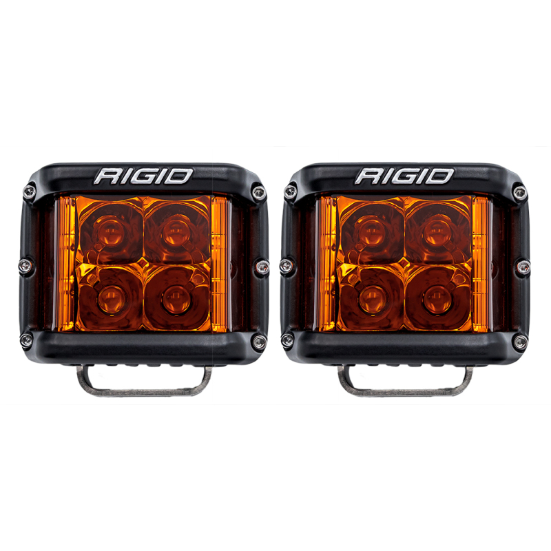 Rigid Industries D-SS Spot w/ Amber PRO Lens (Pair) - 262214