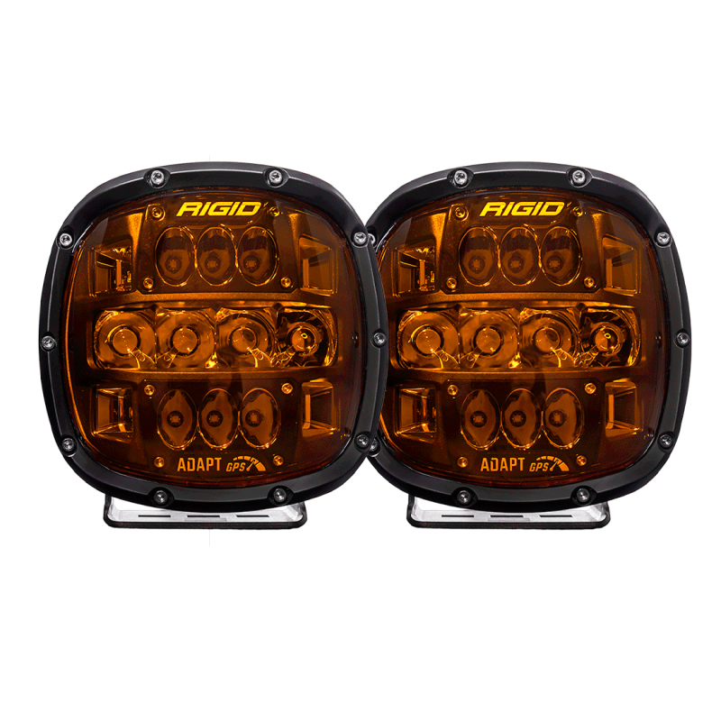 Rigid Industries Adapt XP w/ Amber PRO Lens (Pair) - 300515