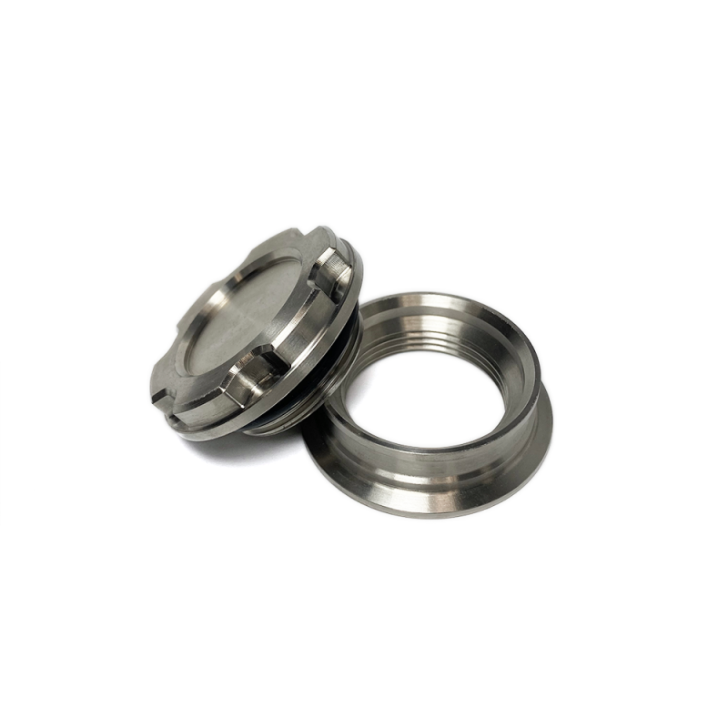 Ticon Industries Small Titanium Water Tank Filler Bung w/Cap (1.5in ID Fill Neck / 2in OD Cap) - 104-01200-0045