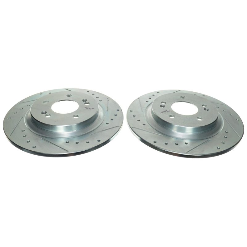 Power Stop 2021 Kia Sorento Rear Drilled & Slotted Rotor (Pair) - JBR1903XPR