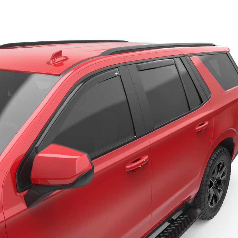 EGR 21-23 Chevrolet Tahoe In-Channel Window Visors Front/Rear Set Dark Smoke - 571881