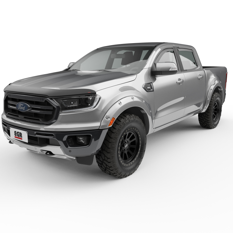 EGR 19-22 Ford Ranger Painted To Code Ingot Traditional Bolt-On Look Fender Flares Silver Set Of 4 - 793554-UX