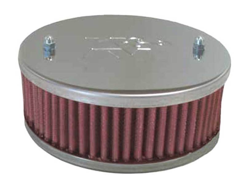 K&N Universal Custom Air Filter - Oval 1.375in Flange / 4.875in ID / 2.25in Overall Height - 56-9093