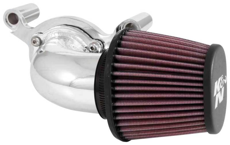 K&N 01-15 Harley-Davidson Touring 96 / 103 / 08-15 Bright Aircharger Performance Intake - 63-1131P