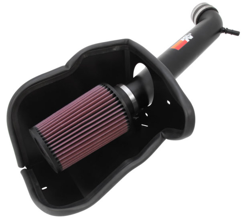 K&N 10-11 Ford Crown Victoria 4.6L V8 / Mercury Grand Marquis 4.6L V8 Black Typhoon Cold Air Intake - 69-3532TTK