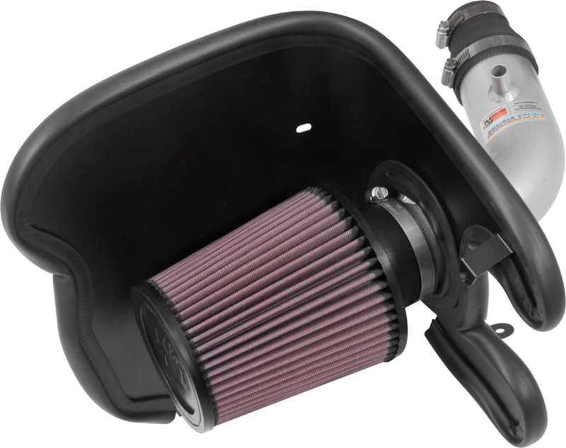 K&N 17-18 Chevy Cruze 1.4L Turbo Silver Typhoon Short Ram Intake - 69-4537TS