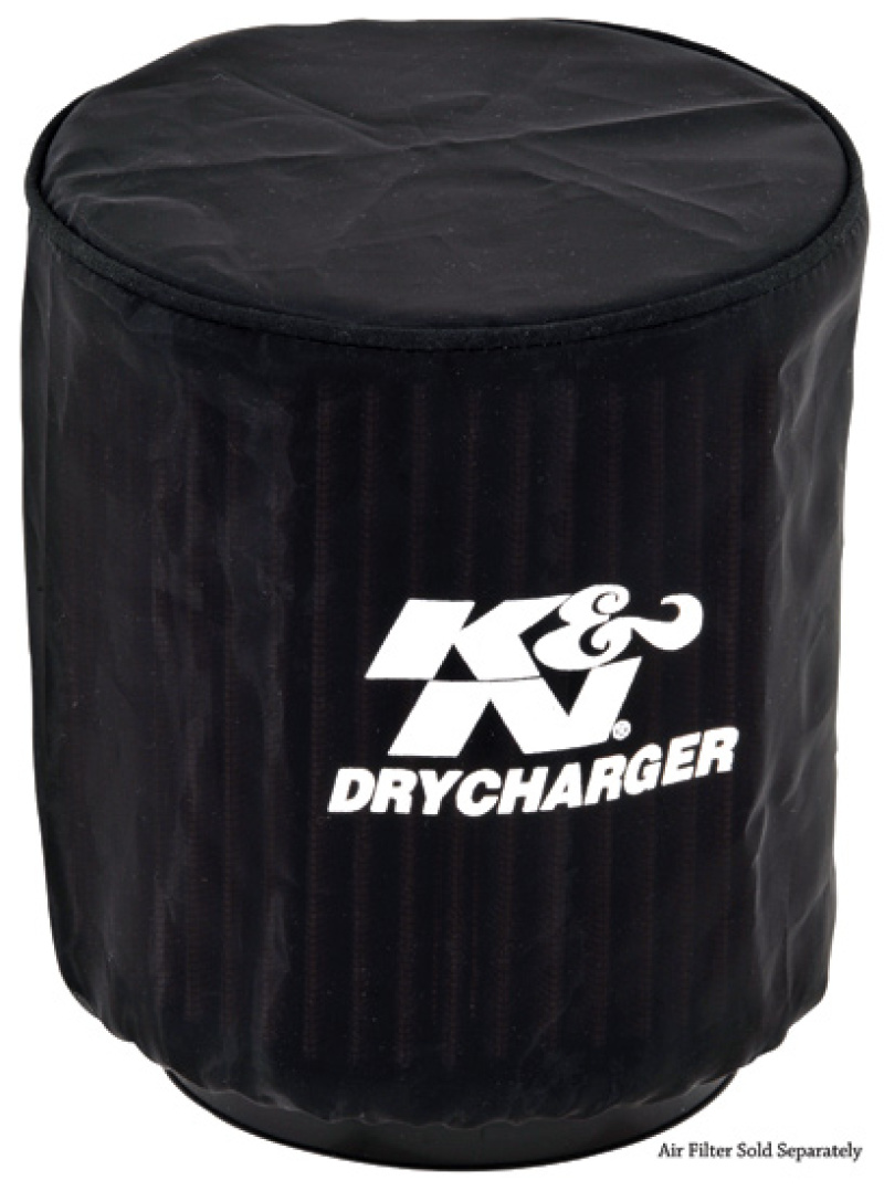 K&N Air Filter Wrap - Round Straight - Black - 08-09 Can-Am DS450 450 / 09-12 DS450 EFI / 08 DS450X - CM-4508DK