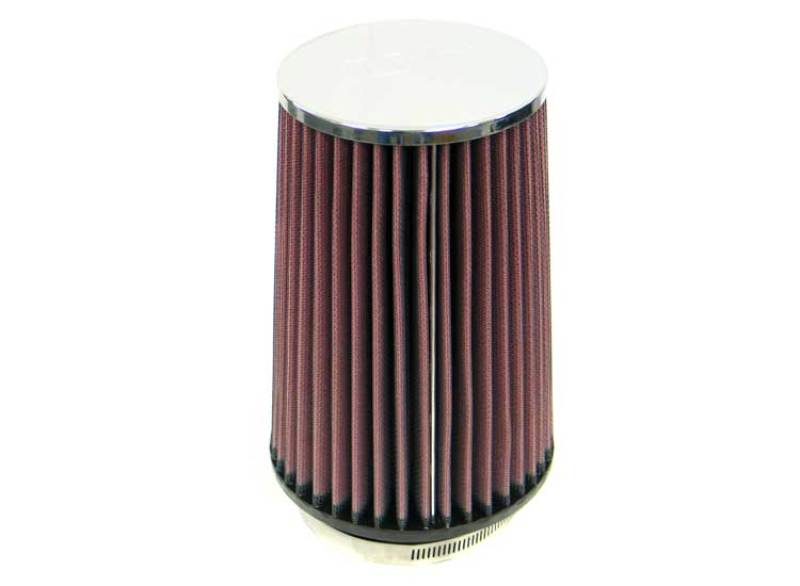 K&N Universal Chrome Filter 3 1/2 inch FLG / 5 1/2 inch Bottom / 4 1/2 inch Top / 8 inch Height - RC-4760