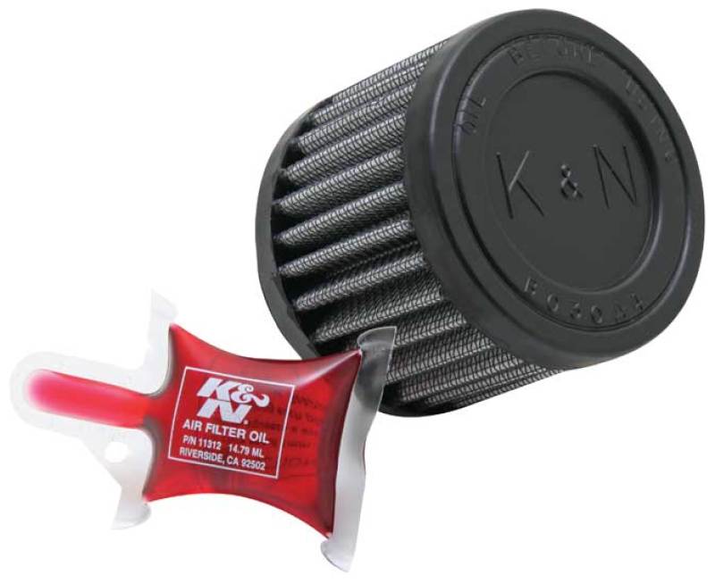 K&N Universal Clamp-On Air Filter 1-11/16in FLG / 3in OD / 2-1/2in H - RU-1130