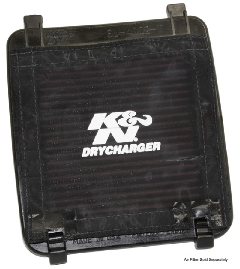 K&N Universal Precharger Flat Air Filter Wrap Black 7Inx7in - SU-4002-TDK
