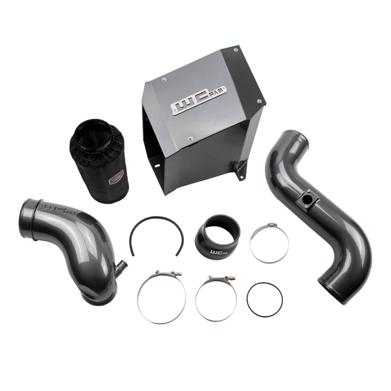 Wehrli 04.5-05 LLY Duramax 4in Intake Kit with Air Box Stage 2 - Gloss White - WCF100301-GW