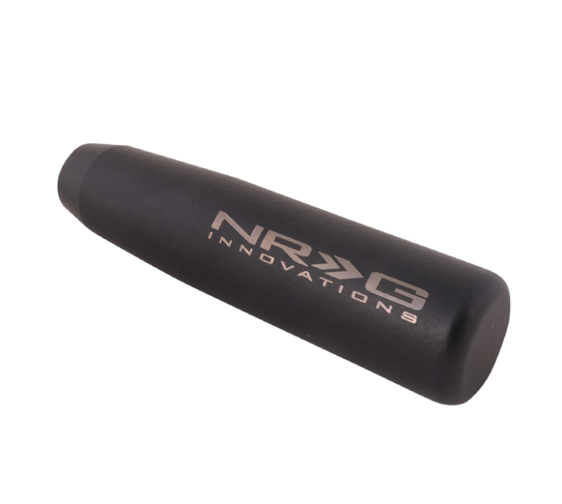 NRG Universal Short Shifter Knob - 5in. Length / Heavy Weight 1.27Lbs. - Black Wrinkle Finish - SK-480BK