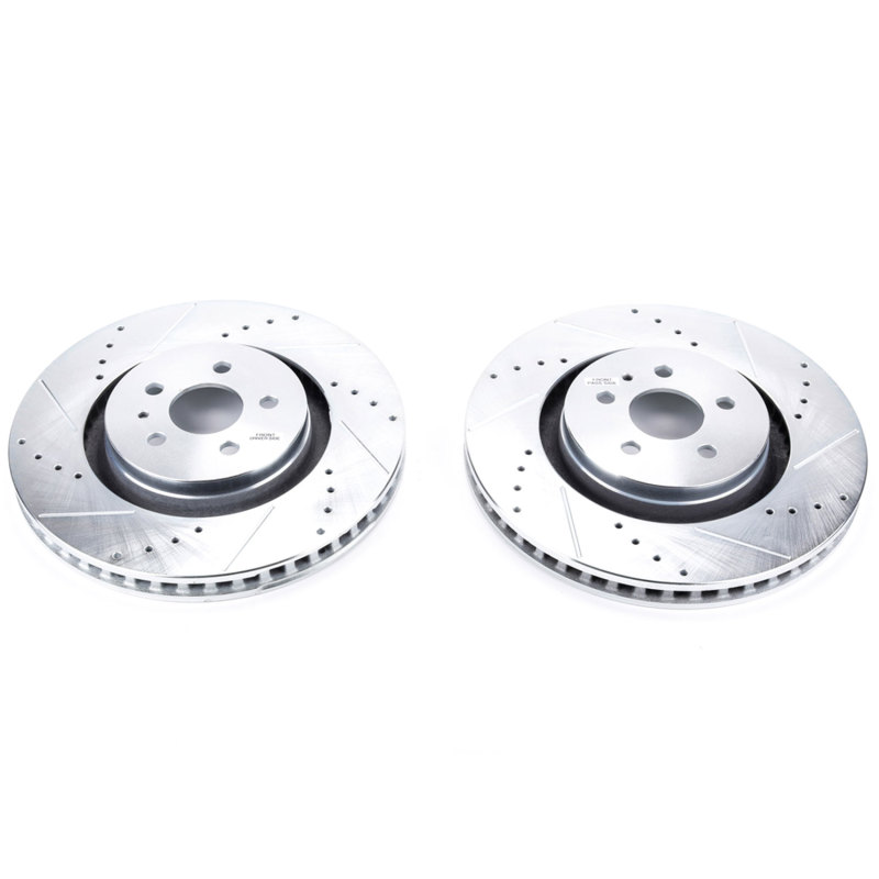 Power Stop 19-22 Lincoln Nautilus Rear Drilled & Slotted Rotor (Pair) - AR85201XPR