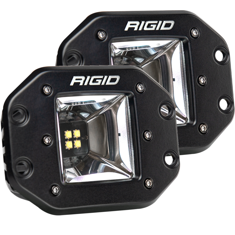 Rigid Industries Radiance+ Scene RGBW Flush Mount - Pair - 682153