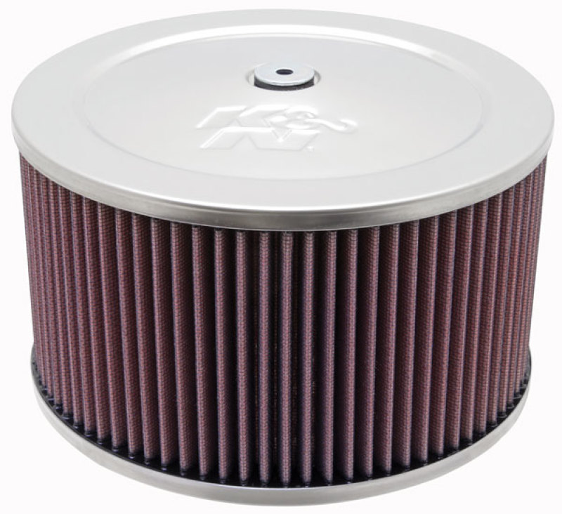 K&N Round Air Filter Assembly 5.125 in FLG / 9in OD / 6.375 in H w/ Vent - 60-1365